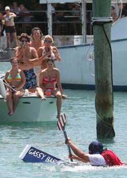 Schooner Wharf Minimal Regatta  2007 photo - Duval Street, Key West